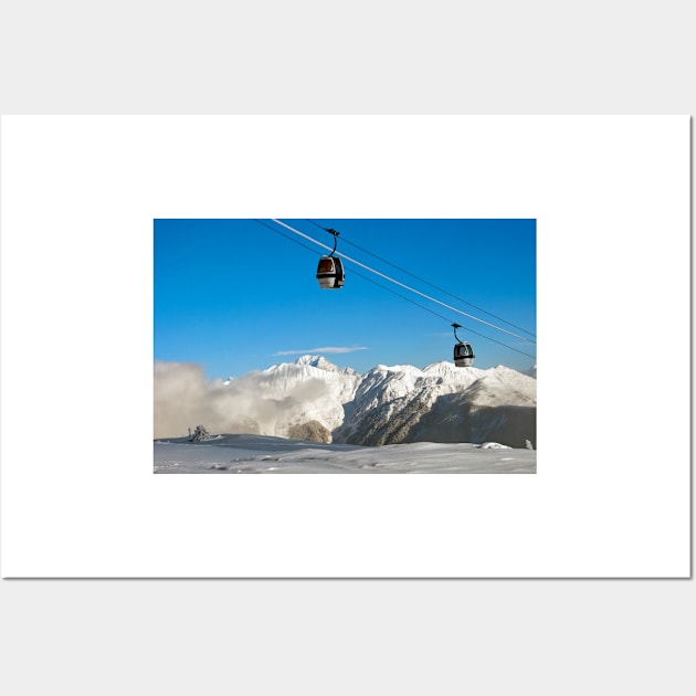 Courchevel 1850 3 Valleys Mont Blanc Alps France Wall Art by AndyEvansPhotos